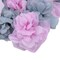 6-Panel 3D Silk Rose Flower Wall Backdrop – Artificial Floral Decor for Weddings & Events